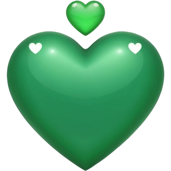 Green heart emoji