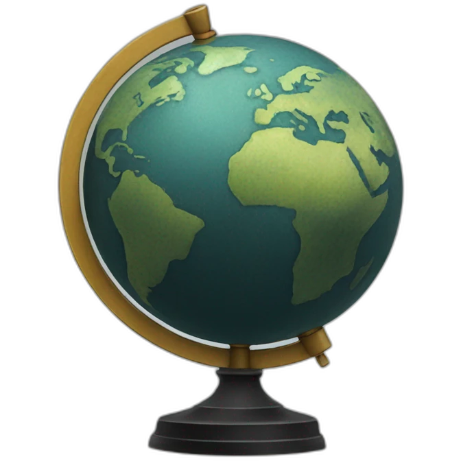cool punk globe on steroids emoji