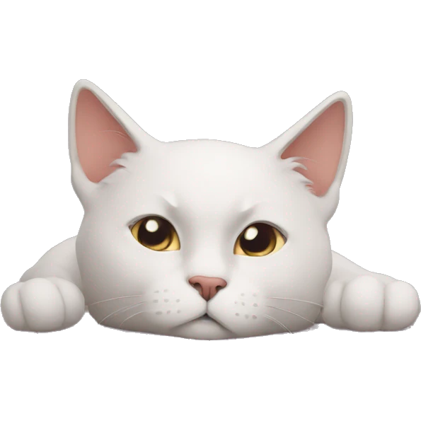 Cat overthinking emoji