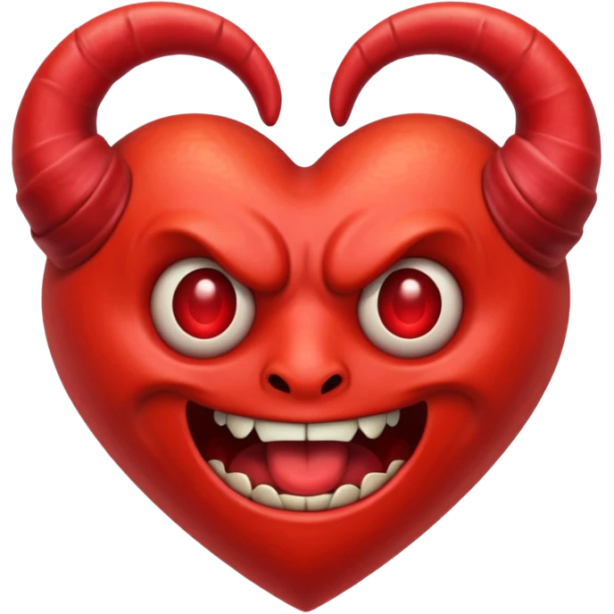 red demon heart emoji