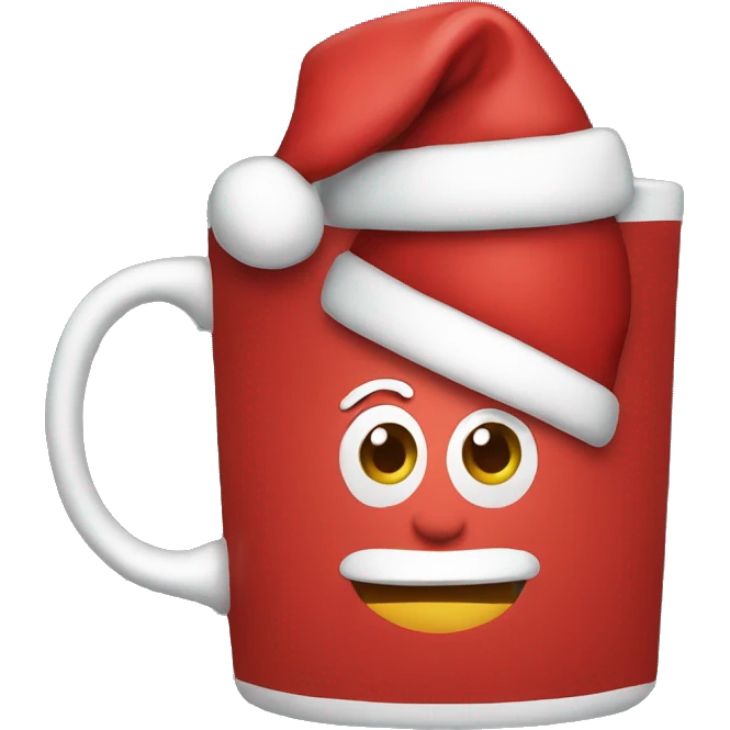 Red Christmas mug emoji