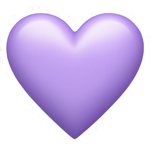 Pastel purple heart emoji