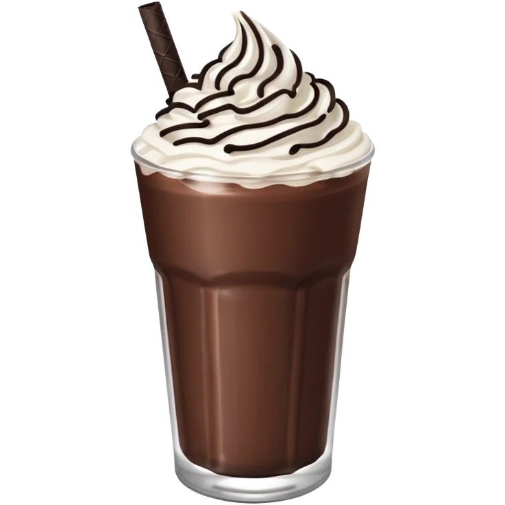 milkshake chocolate oreo emoji