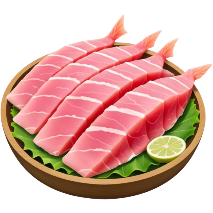 light pink sashimi 1 piece  emoji