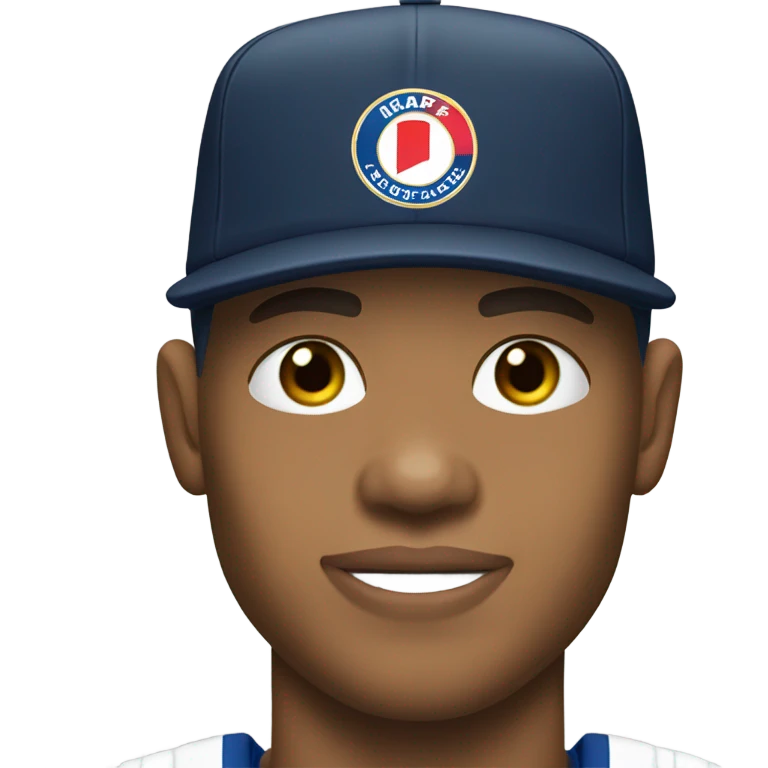 Mbappé with a cap emoji