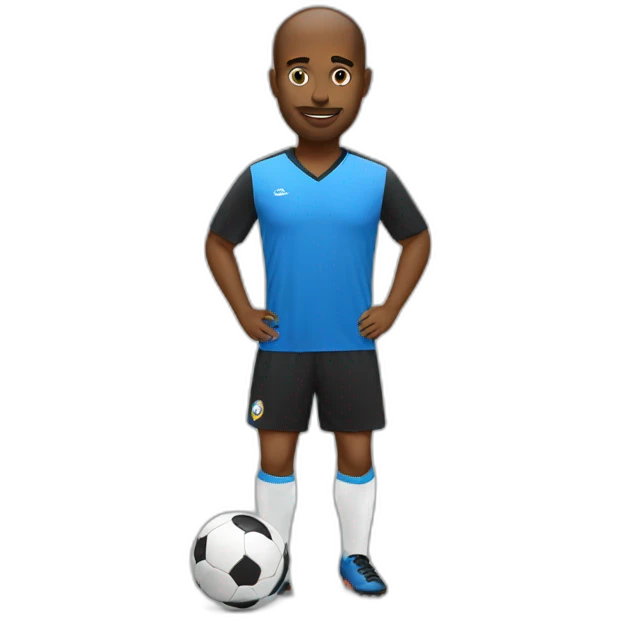 Soccer training emoji