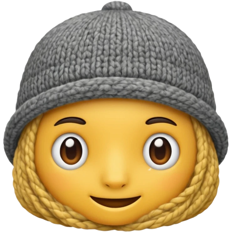a single grey hat emoji