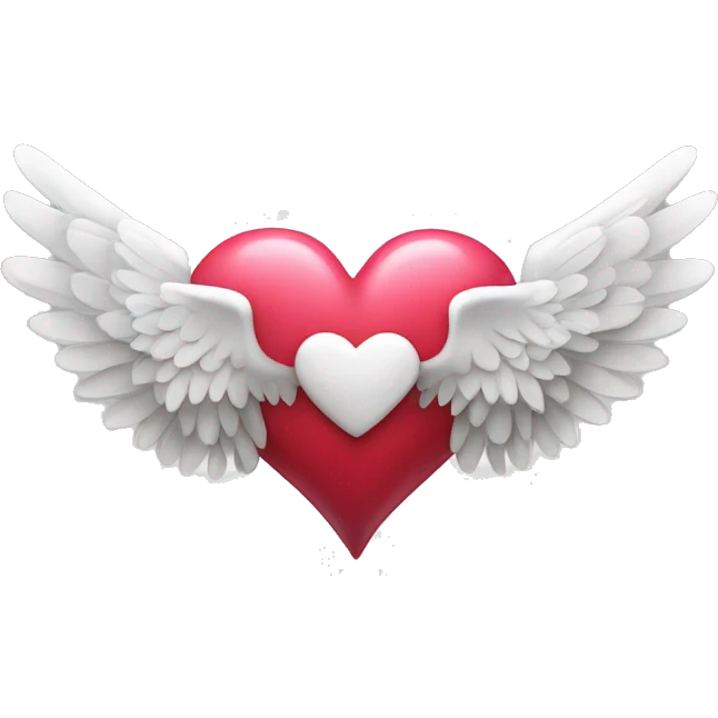 heart with angel wings emoji