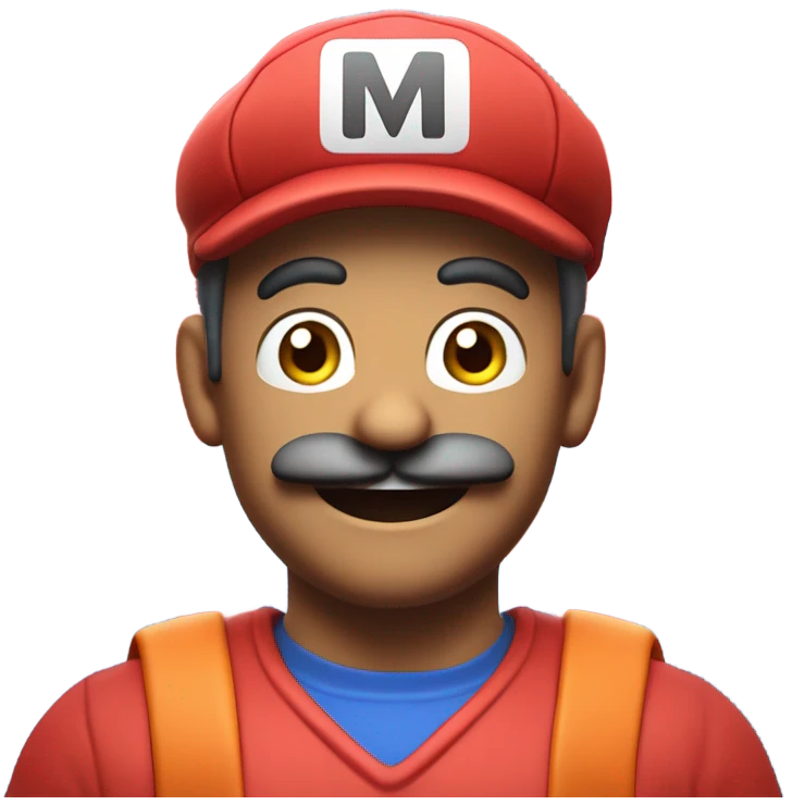 Red Mario emoji
