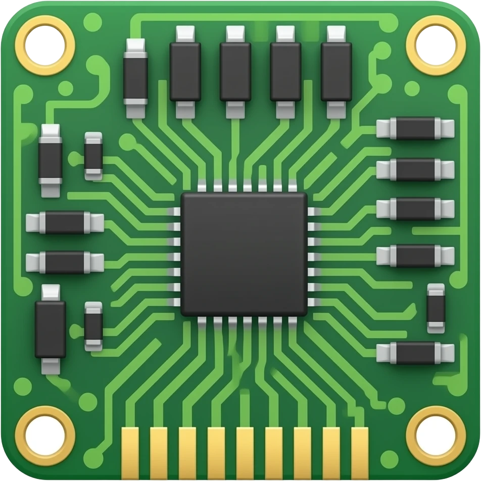 make it as small emoji circuit baord emoji