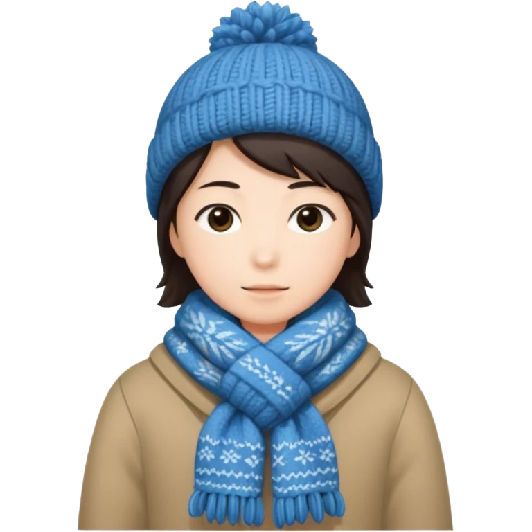 japanese person winter emoji