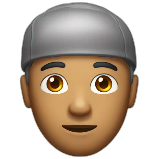 a man on his head emoji