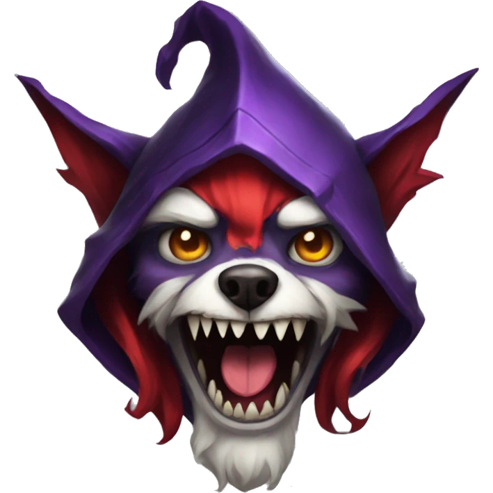 shaco from league of legends dog emoji