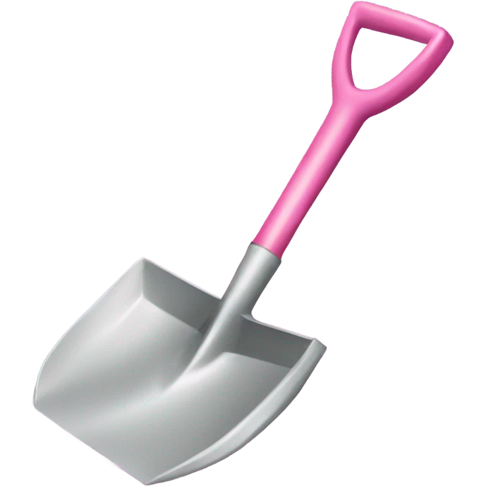 Small Pink garden shovel emoji