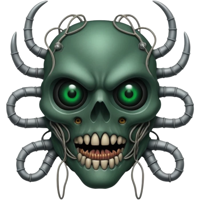 horror bionic monster emoji