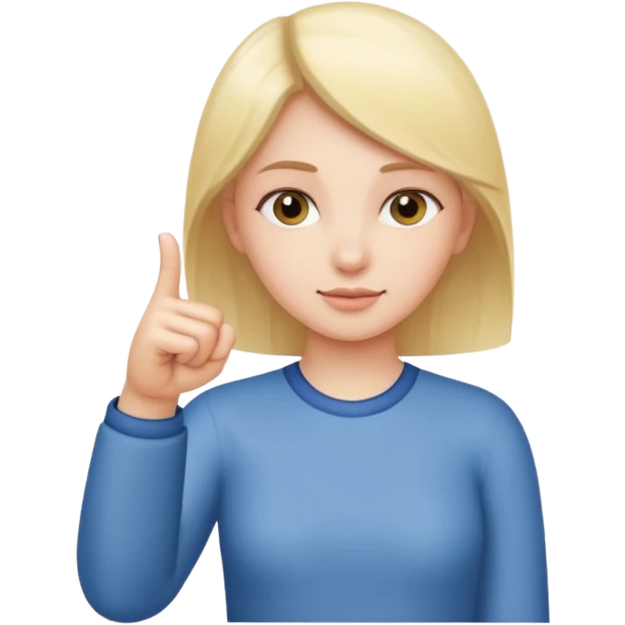 Make a girl put her thumb and pointer finger together  emoji