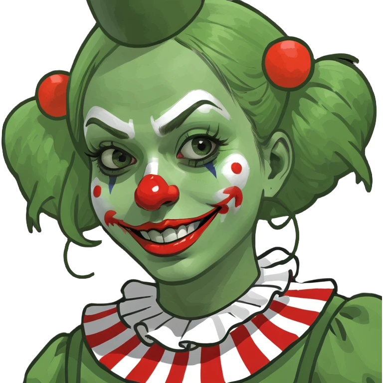 Clown girl emoji