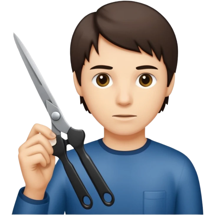 cutting a strip of 35mm film with scissors emoji