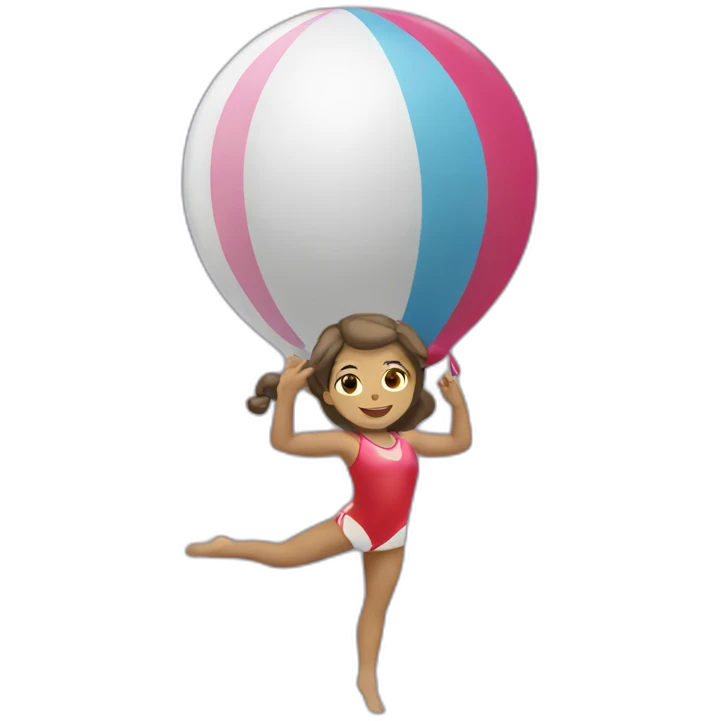 Gymnastique rythmique ballon emoji