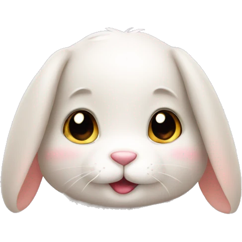 cute bunny emoji