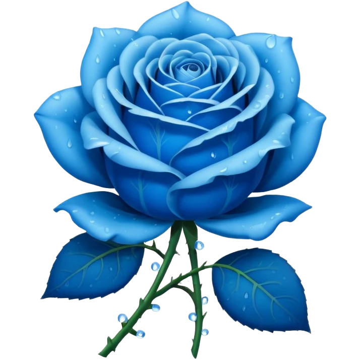 Rosa 🌹 azul💙 emoji