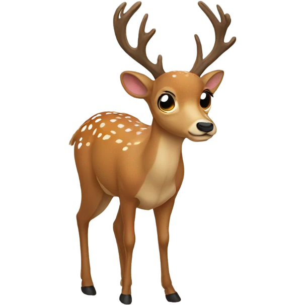 deer with mental illness emoji