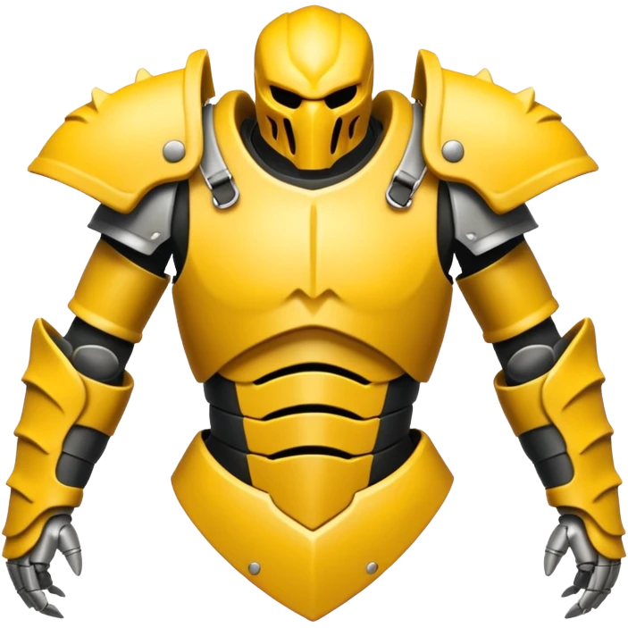 yellow predator bone armor emoji