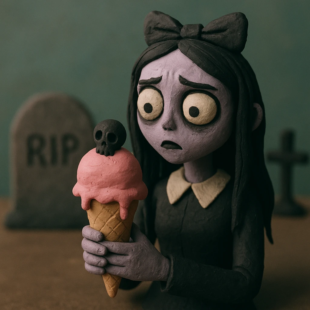 gothic ice cream emoji