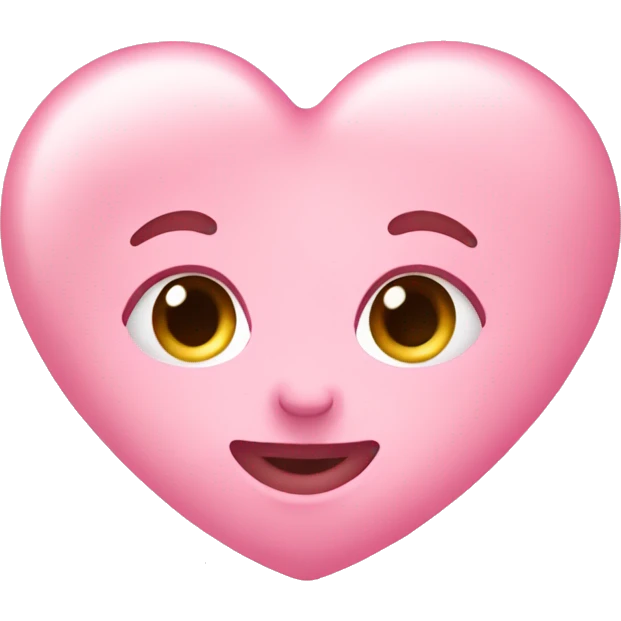 Baby pink heart emoji