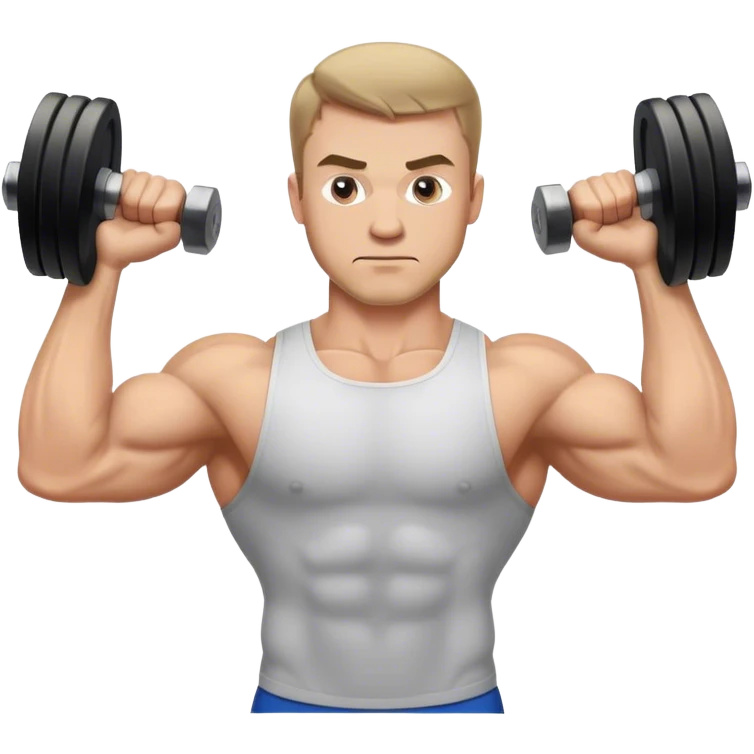 guy doing bicep-curls emoji