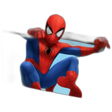 Spiderman looking outside window emoji
