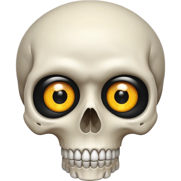 💀can you add human eyes  emoji