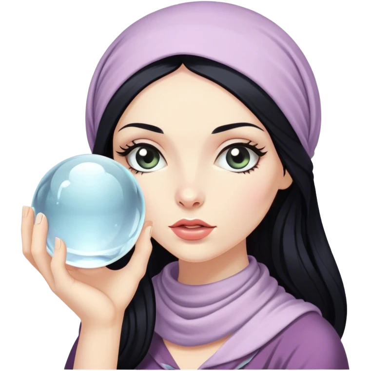 Vintage fortune teller emoji
