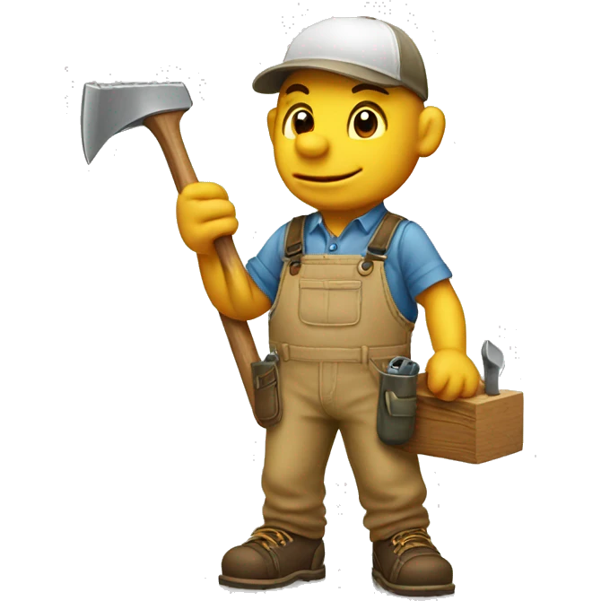 dinosaur carpenter emoji