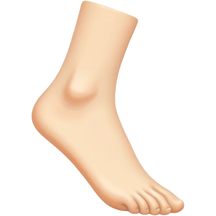 ankle pale skin emoji