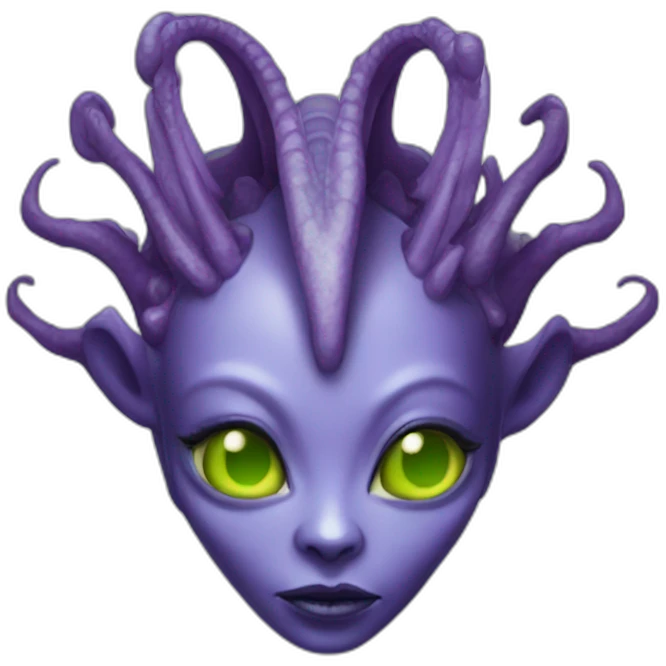 Alien queen emoji
