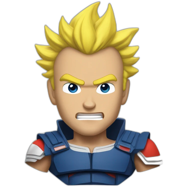 Macron super sayan emoji