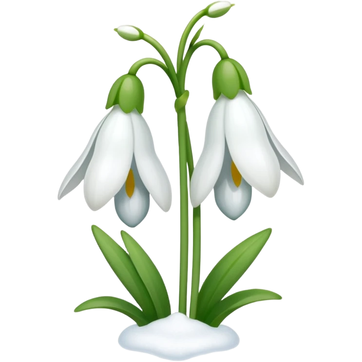 snowdrop emoji emoji