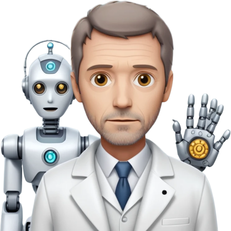 dr house with robot emoji