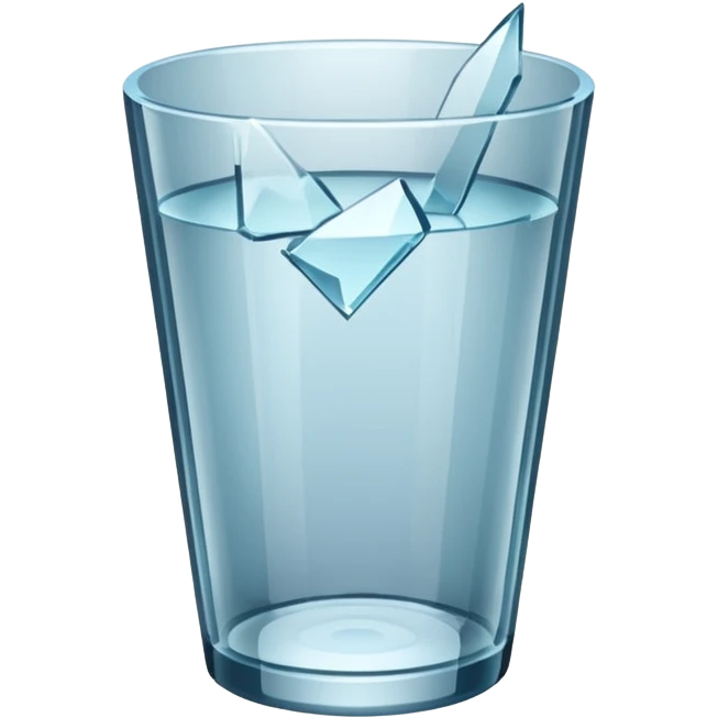 broken empty glass emoji