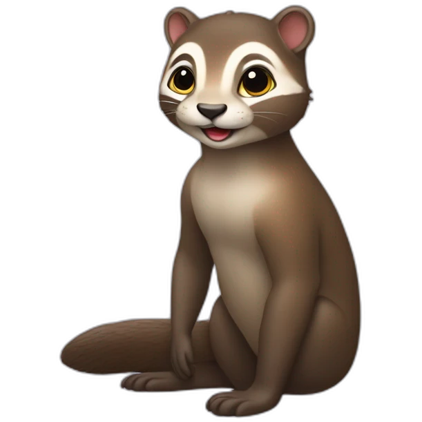 Macron sur une loutre emoji