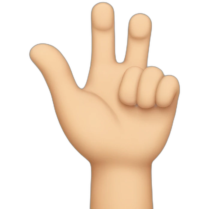 holding with hand emoji
