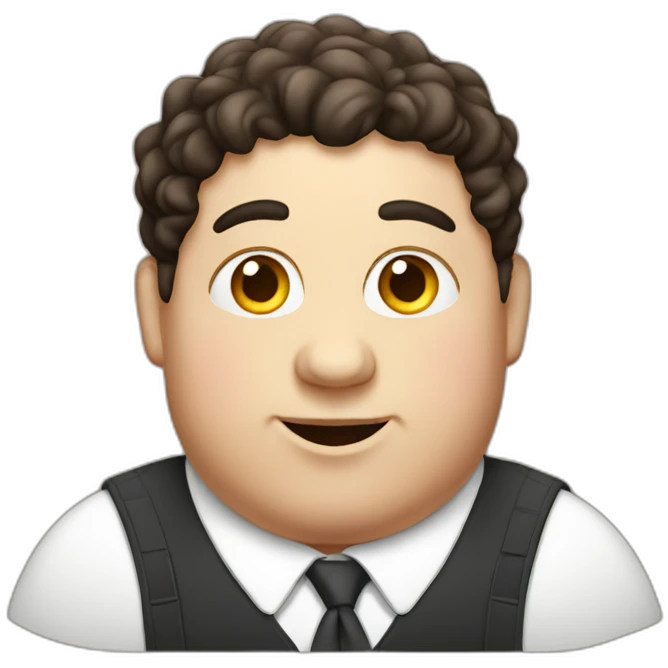 Fat Jewish boy emoji
