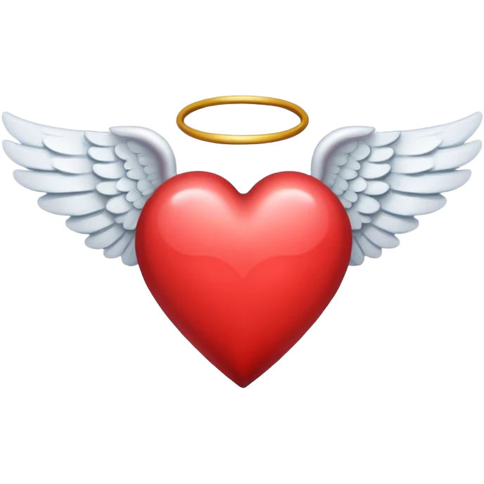 heart with angel wings emoji