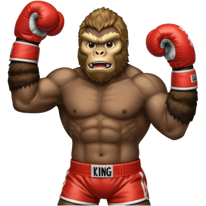 king kong boxing emoji