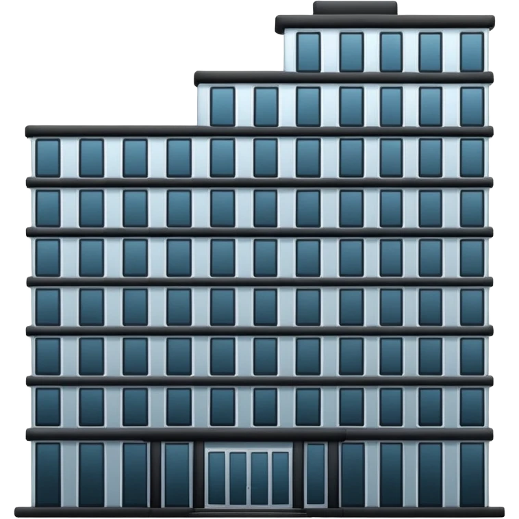 Black outline emoji or icon that represents architecture emoji