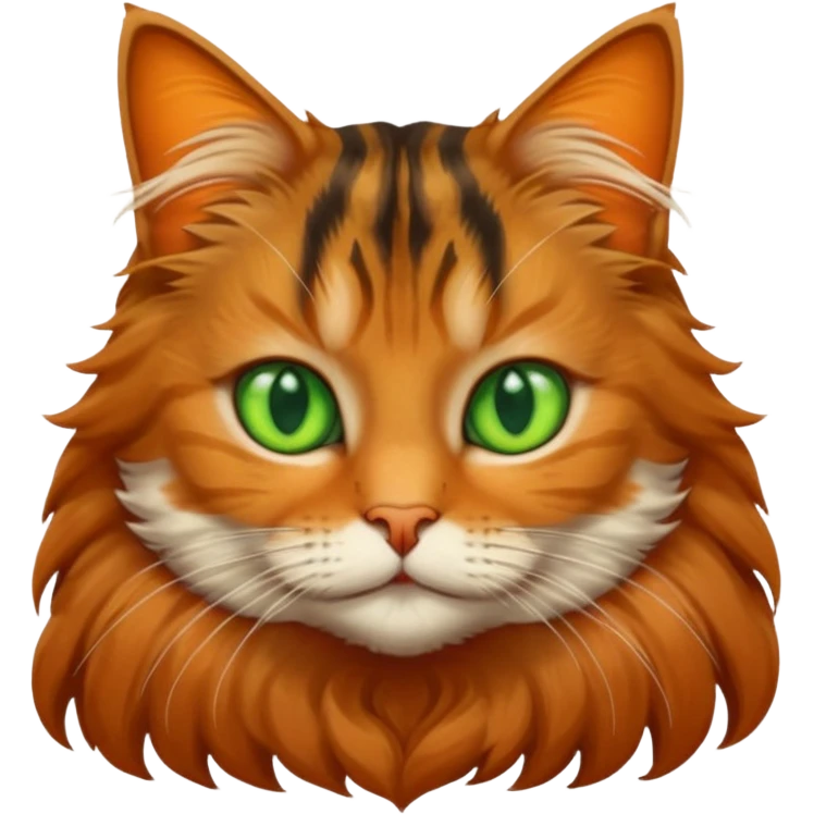 Long haired tabby princess emoji