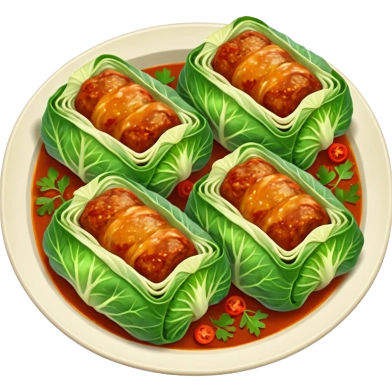romanian dish cabbage rolls with meat emoji emoji