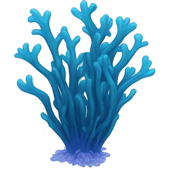 blue seaweed emoji