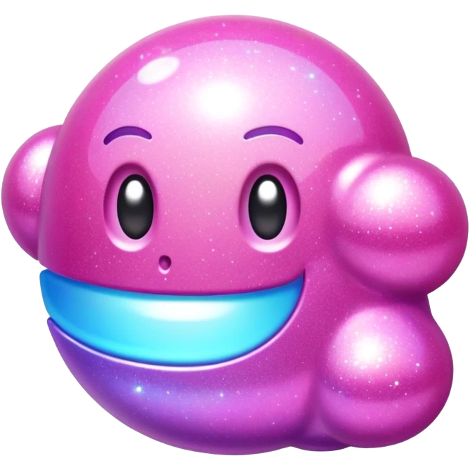pink glittery bonk emoji